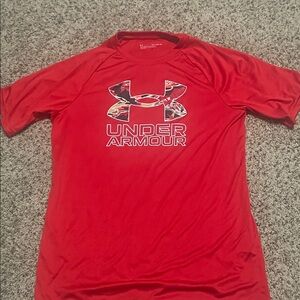 Under Armour Men's Graphic Red Tee